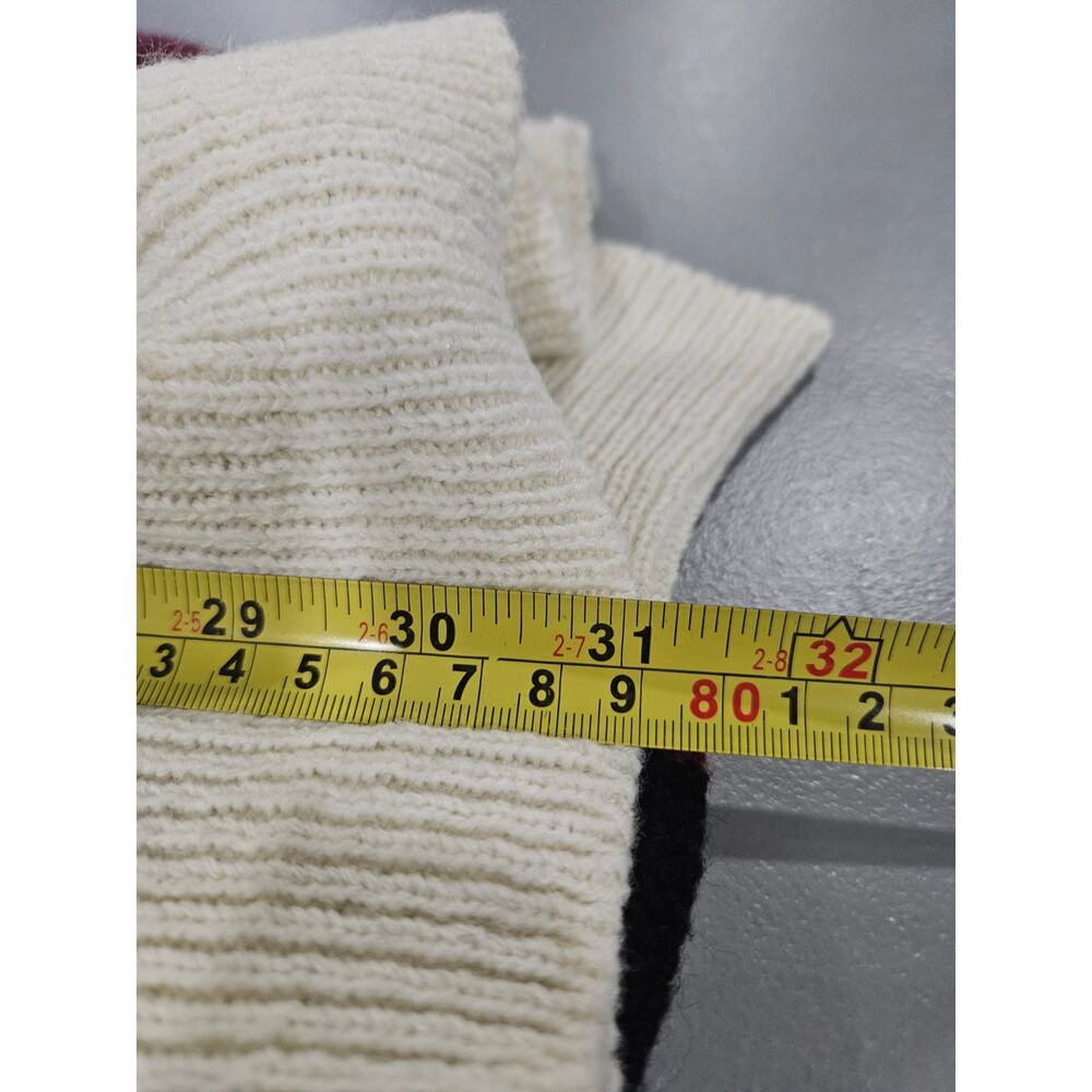 Vintage Highland Sweater Mens XL USA Striped Colorblock 90s Acrylic - Picture 5 of 6